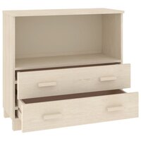 Dressoir HAMAR 85x35x80 cm massief grenenhout honingbruin 7