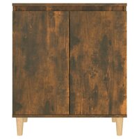 Dressoir 60x35x70 cm bewerkt hout gerookt eikenkleurig 3