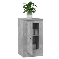 Dressoir 37,5x35,5x67,5 cm bewerkt hout betongrijs 5