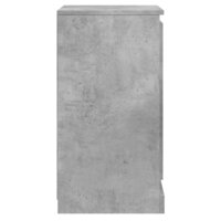 Dressoir 37,5x35,5x67,5 cm bewerkt hout betongrijs 8