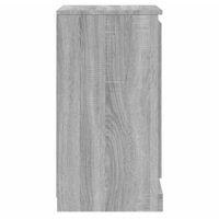 Dressoir 37,5x35,5x67,5 cm bewerkt hout grijs sonoma eikenkleur 8
