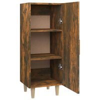 Dressoir 34,5x34x90 cm bewerkt hout gerookt eikenkleurig 7