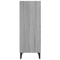 Dressoir 34,5x32,5x90 cm bewerkt hout grijs sonoma eikenkleurig 6