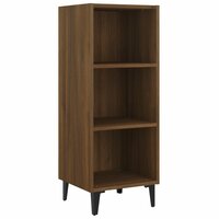 Dressoir 34,5x32,5x90 cm bewerkt hout bruin eikenkleur 2