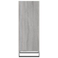 Dressoir 34,5x32,5x90 cm bewerkt hout grijs sonoma eikenkleurig 4