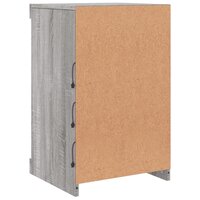 Dressoir met LED-verlichting 41x37x67 cm grijs sonoma eiken 8