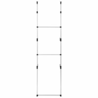 Kledingkastsysteem met stangen telescopisch aluminium 5
