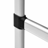Kledingkastsysteem met stangen telescopisch aluminium 6