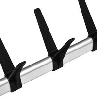 Kledingkastsysteem met stangen en schap telescopisch aluminium 7