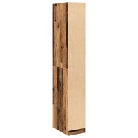 Kledingkast 30x50x200 cm bewerkt hout oud hout 6