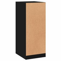 Kledingkast 48x41x102 cm bewerkt hout zwart 7