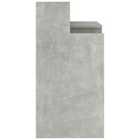 Bureau met LED-verlichting 97x45x90 cm bewerkt hout betongrijs 9