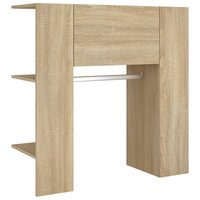 Gangkasten 2 st bewerkt hout sonoma eikenkleurig 6