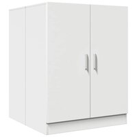 Wasmachinekast 71x71,5x91,5 cm wit 2