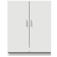 Wasmachinekast 71x71,5x91,5 cm wit 4