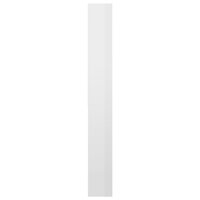 Wasmachinekast 64x24x190 cm hoogglans wit 4