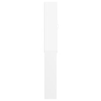 Wasmachinekast 64x25,5x190 cm wit 4