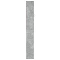 Wasmachinekast 64x25,5x190 cm betongrijs 4