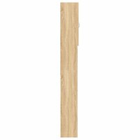 Wasmachinekast 64x25,5x190 cm sonoma eikenkleurig 4