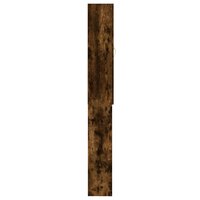 Wasmachinekast 64x25,5x190 cm gerookt eikenkleurig 8