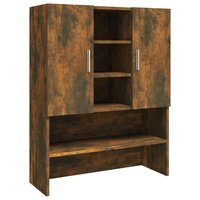 Wasmachinekast 70,5x25,5x90 cm gerookt eikenkleurig 2