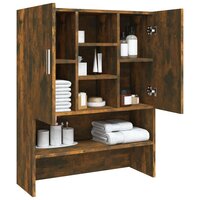 Wasmachinekast 70,5x25,5x90 cm gerookt eikenkleurig 4