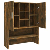 Wasmachinekast 70,5x25,5x90 cm gerookt eikenkleurig 7