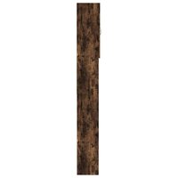 Wasmachinekast 64x25,5x190 cm gerookt eikenkleurig 8