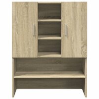 Wasmachinekast 70,5x24x90 cm sonoma eikenkleurig 5