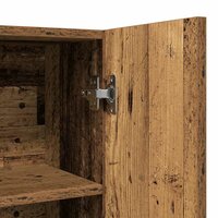 Wasmachinekast 70,5x25,5x90 cm oud houtkleurig 8