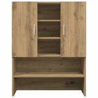 Wasmachinekast 70,5x25,5x90 cm artisanaal eikenkleur 4