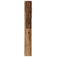 Wasmachinekast 64x25,5x190 cm oud houtkleurig 8