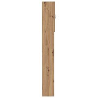 Wasmachinekast 64x25,5x190 cm artisanaal eikenkleur 8