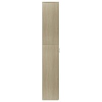 Kantoorkast 60x32x190 cm bewerkt hout sonoma eikenkleurig 6