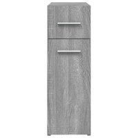 Apothekerskast 20x45,5x60 cm bewerkt hout grijs sonoma eiken 5