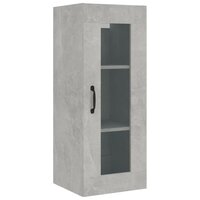 Wandkast 34,5x34x90 cm betongrijs 2