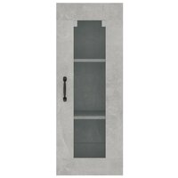 Wandkast 34,5x34x90 cm betongrijs 7