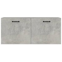 Wandkast 80x36,5x35 cm bewerkt hout betongrijs 5