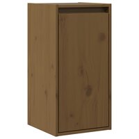 Wandkast 30x30x60 cm massief grenenhout honingbruin 2