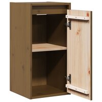 Wandkast 30x30x60 cm massief grenenhout honingbruin 5