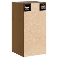 Wandkast 30x30x60 cm massief grenenhout honingbruin 7