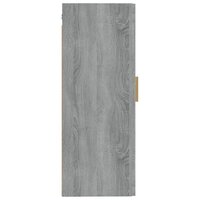 Wandkast 35x34x90 cm bewerkt hout grijs sonoma eikenkleurig 6