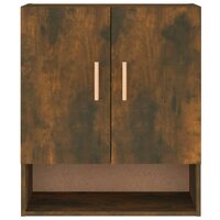Wandkast 60x31x70 cm bewerkt hout gerookt eikenkleurig 5