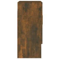 Wandkast 60x31x70 cm bewerkt hout gerookt eikenkleurig 6