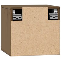 Wandkast 31,5x30x30 cm massief grenenhout honingbruin 8
