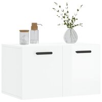 Wandkast 60x36,5x35 cm bewerkt hout hoogglans wit 3