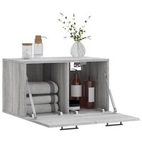 Wandkast 60x36,5x35 cm bewerkt hout grijs sonoma eikenkleurig 4