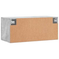 Wandkast 80x36,5x35 cm bewerkt hout betongrijs 8