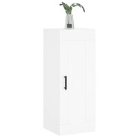Wandkast 34,5x34x90 cm bewerkt hout wit 4