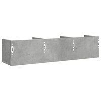 Wandkasten 2 st 75x18x16,5 cm bewerkt hout betongrijs 8